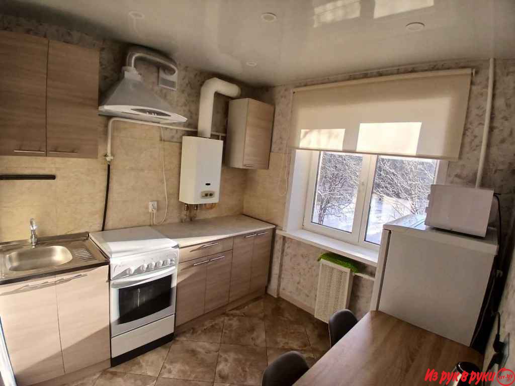 Квартира в 7-ми минутах от метро, после ремонте, новая мебель и техник