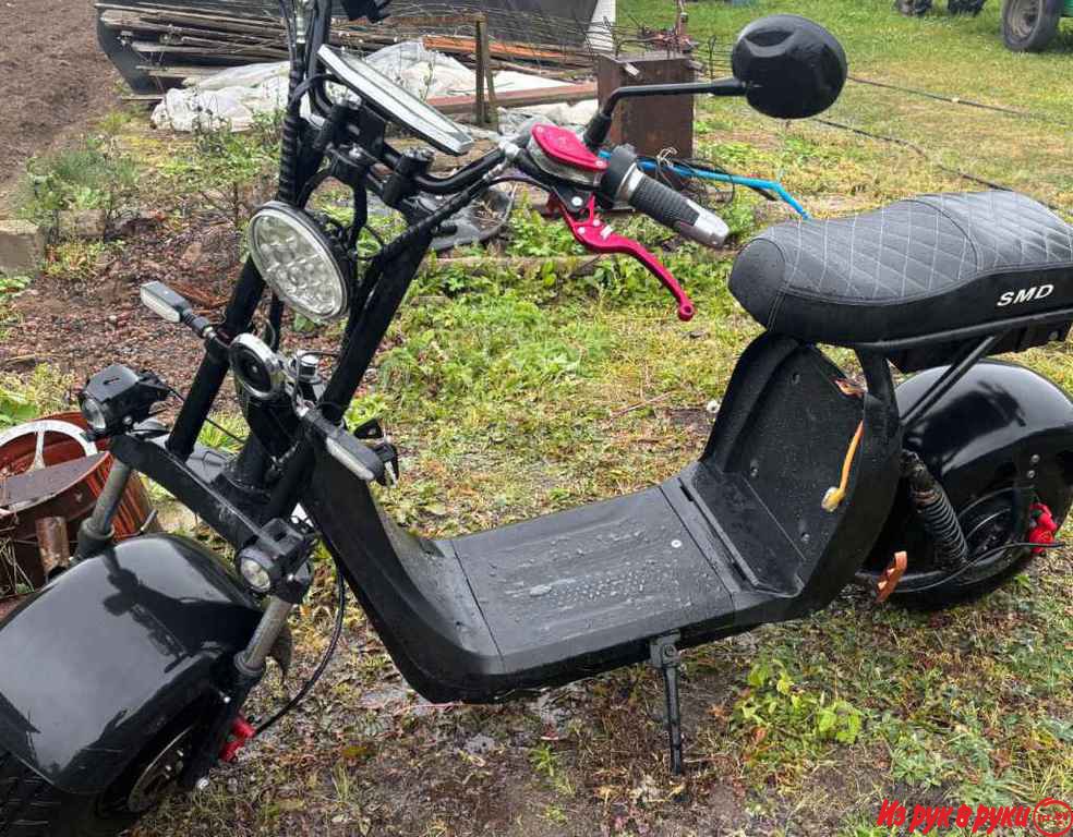 Электроскутер SMD X7-2 pro Характеристики Мотор-колесо 2000w Емкасть