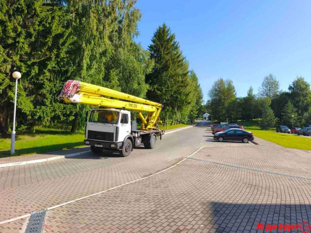 Аренда автовышки с водителем. по РБ.Минск.